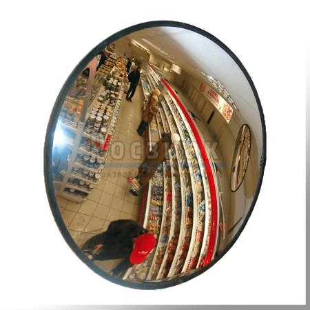 Зеркало сферическое для помещений круглое