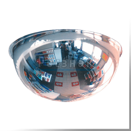 Зеркало сферическое для помещений купольное