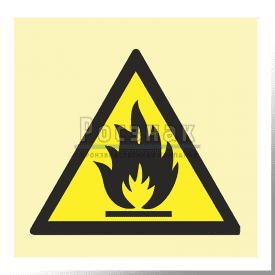 Знак IMO5.6ФС Осторожно! Легковоспламеняющиеся вещества