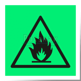 W 01ФС  Пожароопасно. Легковоспламеняющиеся вещества