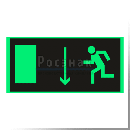 E 10ФС  Указатель двери эвакуационного выхода (левосторонний)