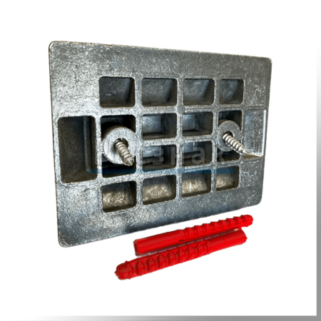 Катафот дорожный КД 3 алюминиевый анкерный белый