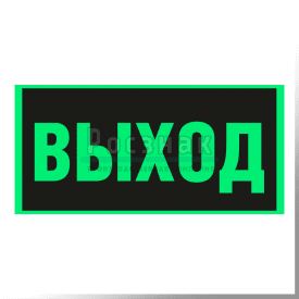 E 22ФС  ВЫХОД (Указатель выхода)