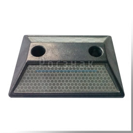 Катафот дорожный КД 3 алюминиевый анкерный белый