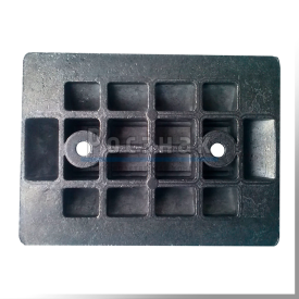 Катафот дорожный КД 3 алюминиевый анкерный белый