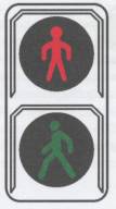 Светофор пешеходный П.1